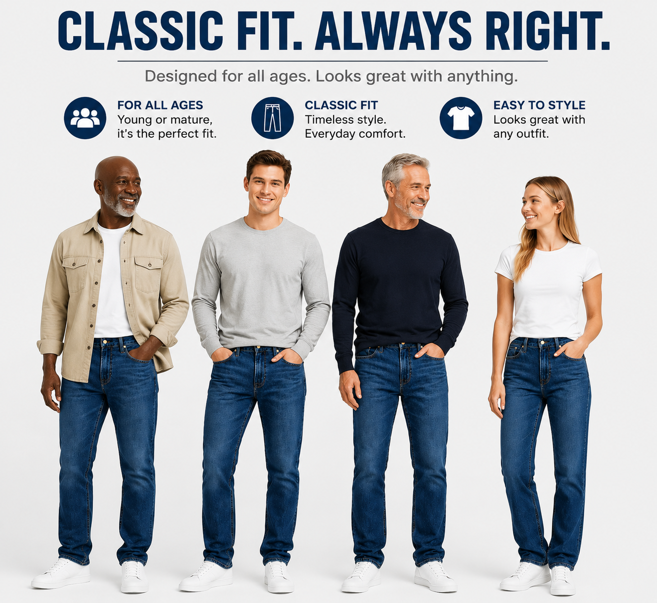 Flex Stretch Slim Straight Jeans