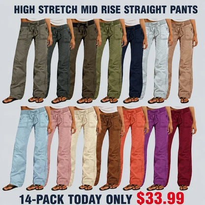 ⚡FINAL SALE⚡ women-s-high-stretch-mid-rise-straight-pants